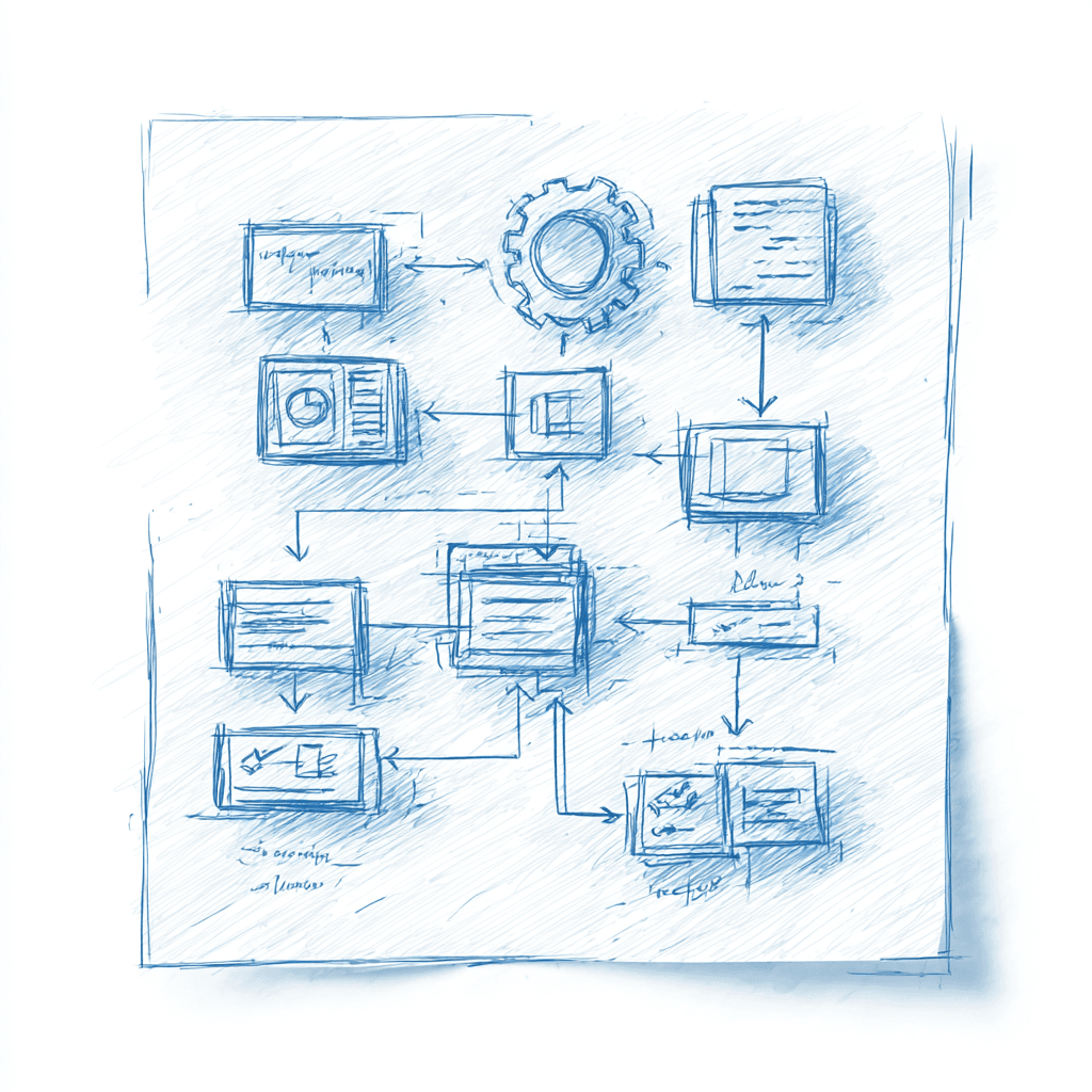 Workflow automation diagram