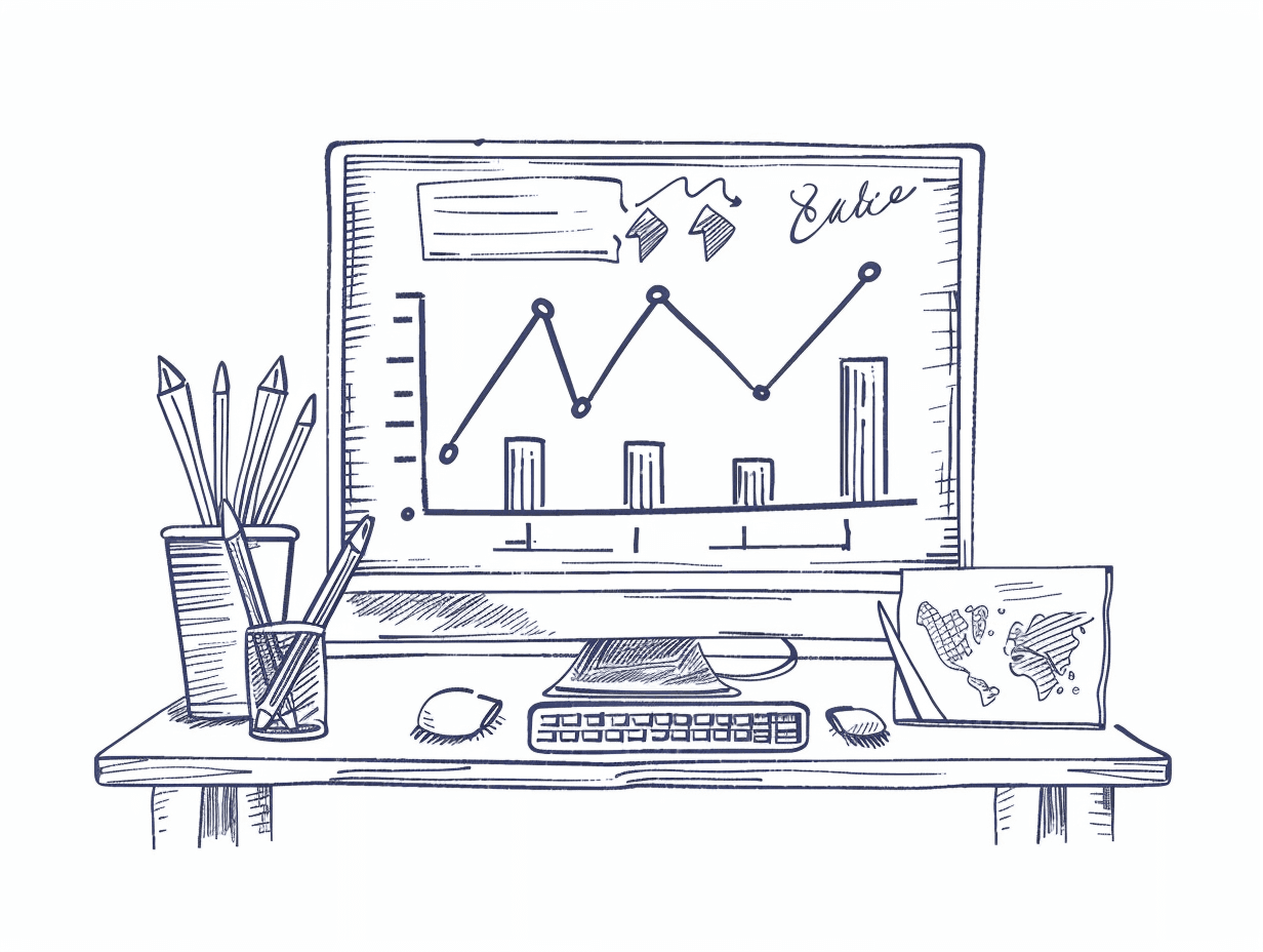 Data intelligence dashboard sketch
